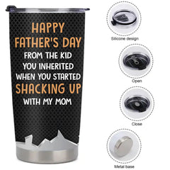 Personalized Thermos Cup – Father's Day Gift For Dad – Even Though I'm Not From Your Sack