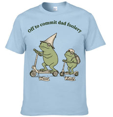 “Off To Commit Dad Foolery” Customized Clothing - Personalized Kids Names - Unique Gift For Him